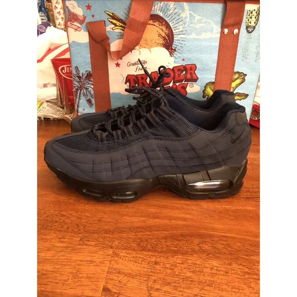 Nike Air Max 95 OG Running Shoes Blue Mens 12 104220-440 Athletic Sneakers